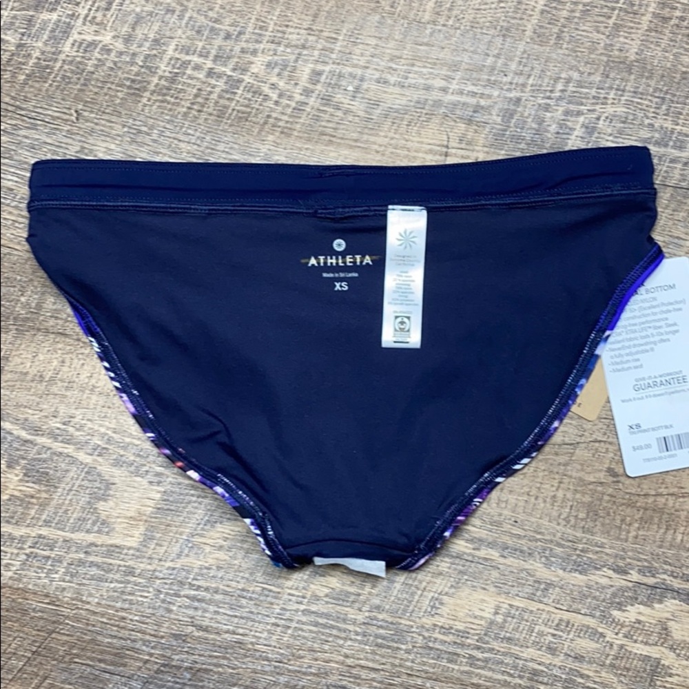 NWT Athleta Colorblock Tri-ssential Bottom Purple - Picture 10 of 11